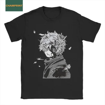Gabimaru Hell's Paradise marškinėliai vyrams Anime Manga Leisure 100% medvilniniai marškinėliai trumpomis rankovėmis Plius dydžio drabužiai