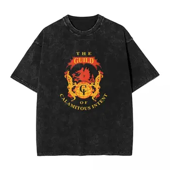 Oversized Washed T Shirt The Guild Of Calamitous Intent Simple T Shirts The Venture Brothers Trending Tee Shirt for Men Summer