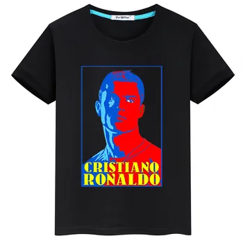 Ronaldo avataras atspausdinti vaikiški drabužiai berniukai trumpomis rankovėmis marškinėliai vasaros vaikų viršūnės personalizuoti drabužiai