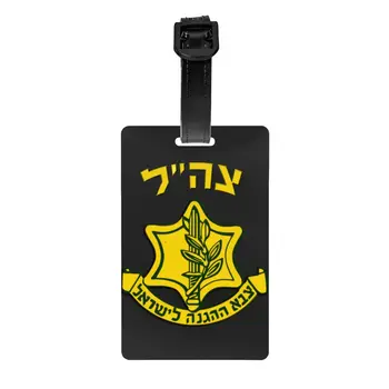 IDF Izraelio gynybos pajėgų bagažo etiketė lagaminams Mielas karinis armijos bagažas Žymos Privatumo motyvo vardas Asmens tapatybės kortelė