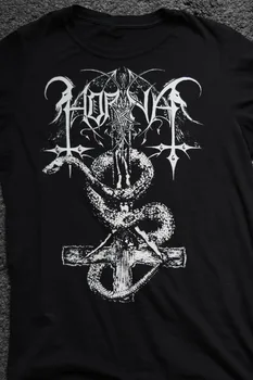Horna Devil intymūs marškinėliai trumpomis rankovėmis medvilnės juodos spalvos vyrai nuo S iki 5XL PM1606