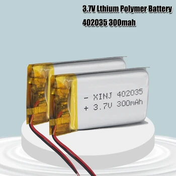 3.7V 300mAh (polimerinė ličio jonų baterija) Ličio jonų baterija planšetiniam kompiuteriui MP3 MP4 elektrinis žaislas [402035] Pakeiskite [402035] Baterijos