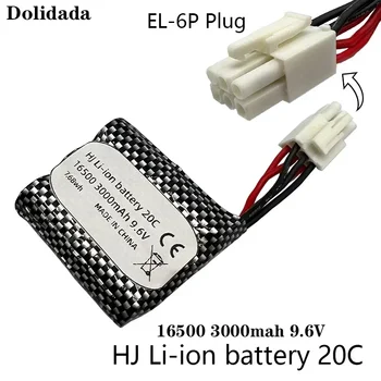 Batterie au Lithium S911 S912, 16500 V, 9,6 mAh, pour voiture RC, grande vitesse, 3000, 9115, 9116