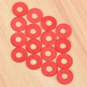 SODIAL(R) 100PCS raudonos pagrindinės plokštės sraigtinės izoliacinės pluošto poveržlės