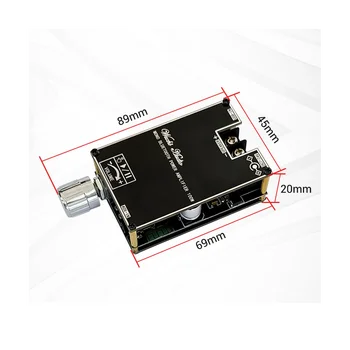 Mono 100W Bluetooth garso stiprintuvo plokštė su TWS Box funkcija TPA3116D2 BT5.1 stereofoninio garso modulis DC7-24V ZK-1001B