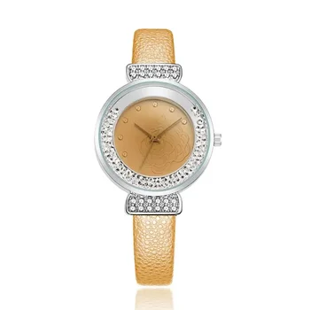Moterų mados kvarco prekės ženklo laikrodžiai odiniai dirželiai laisvalaikio rankiniai laikrodžiai