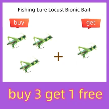 Fishing Lure Locust Bionic Bait Cross-border-Dedicated To Luya Baits Mino Bait Micro-object Luya Lure Vabzdžių modeliavimo masalas