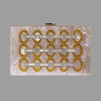 šampano akrilas Box Clutches girls messenger krepšiai pečių krepšyje mini Moteriškos kryžminės rankinės dizainerė tote moteriška rankinė