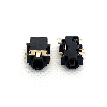 10PCS 3.5mm garso lizdas PJ-3587 kriauklės plokštė 1.0 sulaužyta plokštė 6pin SMD keturių segmentų dviejų kanalų dviejų jungiklių ausinių jungtis