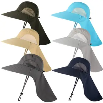 apsauga nuo UV spindulių Skrybėlė Unisex kepurės kepurė Vasaros žvejyba lauke Laipiojimas su kaklo atvarto apsauga Sunhat Sunhat Sun Hat