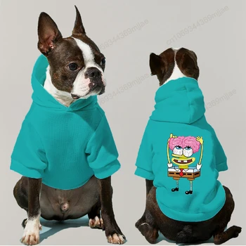 Hooded Dog Hoodie Madingi šunų drabužiai Megztiniai drabužiai šunims 2023 m Minimalistiniai drabužiai Šuo Žieminiai drabužiai Mopsas Drabužiai Augintinis