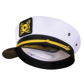 M6CC Jachtos kapitono kepurė Kapitono kostiumas Vyrai Cap Beanie Navy Marine Hat