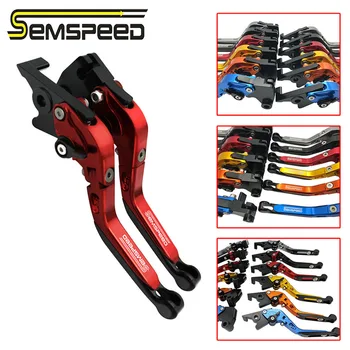 Semspeed with Logo Extendable Extend Brake Clutch Lever for Kawasaki ZX1400 ZX14R ZZR1400 2006-2017 GTR1400 CONCOURS 07-19