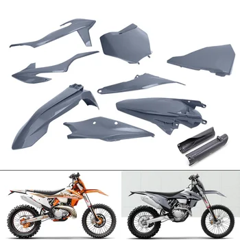 Motociklų pilno aptakumo rinkiniai Plastikiniai kėbulo dangteliai Sparnai Sparnas KTM EXC EXCF SX SXF XC XCF XCW XCFW 125 250 300 350 450 500