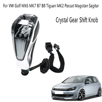 Crystal Gear Shift Rankenėlė Elektroninis pavarų perjungimo rankinis VW Golf MK6 MK7 B7 B8 Tiguan MK2 Passat Magotan Sagitar dalys