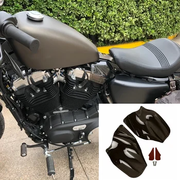 Dūmų motociklų šviesą atspindintys balno skydai Oro šilumos deflektorius Harley Sportster Iron 883 1200 Forty Eight XL1200 2014-2023