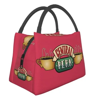 Central Perk Friends Izoliuotas pietų krepšys moterims Nešiojama TV laida 