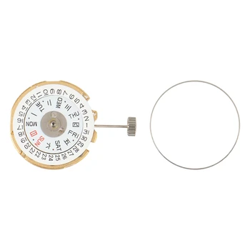 NH36 tikslumas Automatinis laikrodžio judėjimas Auksas /Baltas Data Dienos rato rankinio laikrodžio keitimas Seiko NH36 judėjimui