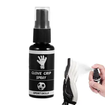 Goalie Grip Spray Antislip Grip Spray for Soccer Gloves 30ml Non-slid Gloves Cleaning Gloves Cleaner Sticky Spray For