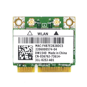 BCM943228 DW1540 Half Mini PCI-E kortelė 2.4/5Ghz Dvigubo dažnio 300M WLAN WIFI kortelės belaidis adapteris
