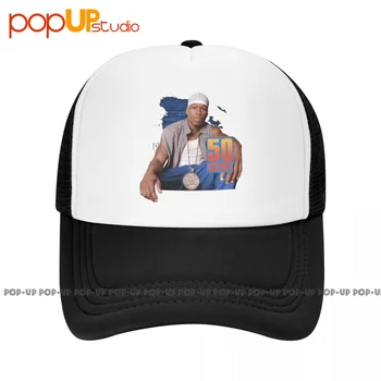 Y2K 50 Cent Bootleg Rap beisbolo kepuraitė Trucker kepurės Kvėpuojantis kremas nuo saulės, sujungiantis aukštos kokybės viršų