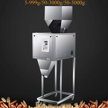 Kiekybinė užpildymo mašina Vertikali granuliuota grūdų sorų svėrimas Pakuotojas Ranules / mišrūs grūdai / milteliai Pakavimo mašina