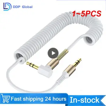 1~5PCS 3.5mm lizdo garso kabelio lizdas 3.5 mm vyriškas ir vyriškas garso aux kabelis automobilio ausinių garsiakalbiui Wire Line Aux laidas