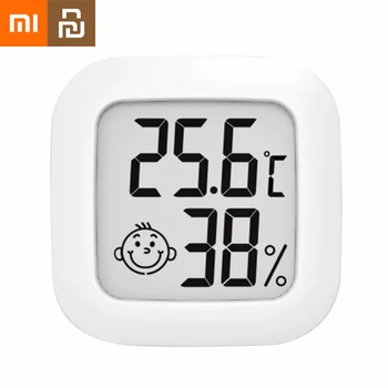 XIAOMI YOUPIN Mini termometras Vidinis skaitmeninis LCD temperatūros jutiklis Drėgmės matuoklis Termometras Kambario higrometras Orų stotis