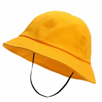 Geltona kibiro skrybėlė Žvejys Vasaros vaikai Saulės kepurė berniukams 2-10 metų mergaitėms