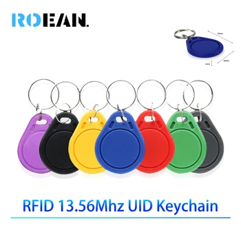 5/10pcs Rfid Smart Chip Access Control Ic Keychain 13.56mhz Tag 0 Sector Rewritable Copy Program 1k S50 Token Badge Clone Write