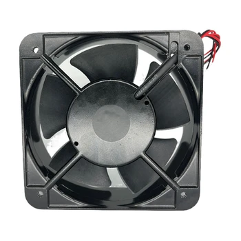 Juodas ventiliatorius DC12V 24V jungiklis Elektros spintelės aušinimo ventiliatorius 24V aliuminio rėmo ventiliatorius