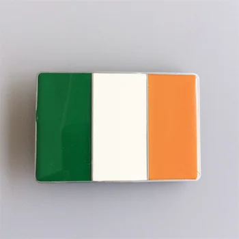 Nauja senovinė Airijos vėliavos stačiakampė diržo sagtis Gurtelschnalle Boucle de ceinture BUCKLE-FG026