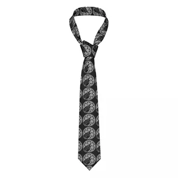 Kaklaraištis vyrams Formalus liesas kaklaraištis Klasikinis vyriškas vilkas keltų vestuvinis kaklaraištis Džentelmenas siauras