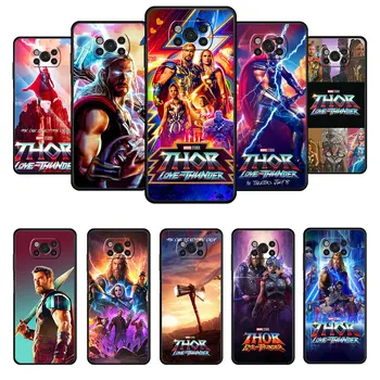 Marvel Thor Love and Thunder Phone Case for Xiaomi POCO X3 NFC X4Pro M3 C40 for Mi 12 11 10 10T 8 Note10 Lite 11Ultra 11T Pro F1