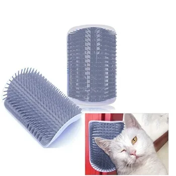 Cat Wall Corner masažinis šepetys Pet Produktas Cat Self Groomer Wall Brush Corner Cat Massage Self Groomer Comb Brush