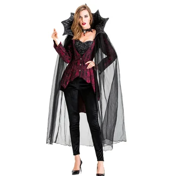 Helovino kostiumas moterims Vampyrų kostiumai Vampyrų karalienės Cosplay vakarėlis Puošni suknelė Karnavalas Suaugusi moteris