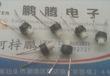 10PCS/LOT Japan SKRGAMD010 jutiklinis jungiklis 2-pin 6 * 6 * 7mm in-line apskritas mygtukas su gera mikro judesio kokybe