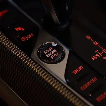 Crystal Start Stop variklio jungiklio mygtukas BMW Start Stop mygtukų keitimui (1,2, 3, 4, 8 serijos, x3, x4, x5, x6, x7, Z4)