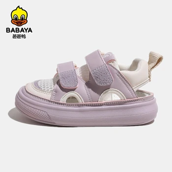 Babaya vaikų sandalai kūdikių batai berniukai kvėpuojantys tinkliniai batai 2023 m. vasara Nauji mergaičių paplūdimio batai vaikams Minkštas padas