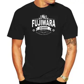 Fujiwara Difting Academy Trueno Ae86 Gt Initial D Fujiwara Black vyriški marškinėliai 2022 Nauji vyrų mados vasaros spausdinimo marškinėliai