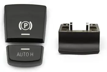 NAUJAS Juodas elektroninis rankinis stabdys Parkavimo P H mygtukas skirtas BMW 5 7 X3 X4 X5 X6 F serijai F01 F02 F10 F12 F15 F16 F25 F26