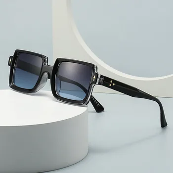 NYWOOH Vintage Square akiniai nuo saulės Moterys Mados prekės ženklo dizaineris Gradiento akiniai nuo saulės Vyrai Retro Punk akiniai nuo saulės UV400 atspalvių akiniai