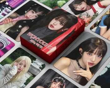 55vnt/set Kpop IVE Jang Won Young Single Lomo Cards I'VE MINE HD Photo Album Photocards