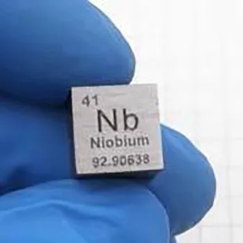 Niobio kubo metalo elementų kubeliai 10mm dydžio didelio grynumo periodinių stalų kolekcija 1cm