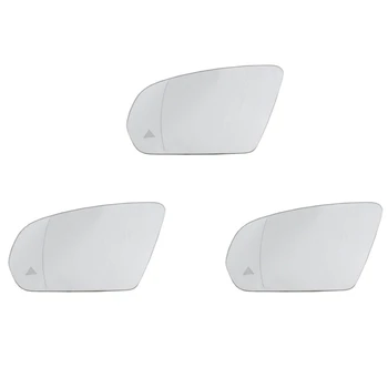 3X Kairysis šoninis sparnas Galinio vaizdo veidrodžio stiklas Šildomas Mercedes-Benz C,E,S,GLC Class W205 W222 W213 2013-2021