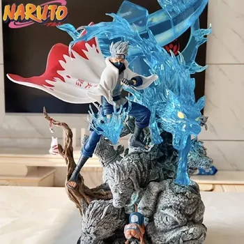 27cm Anime Naruto GK Namikaze Minato Veiksmo figūrėlė Hatake Kakashi figūra PVC statulos modelis Papuošalų kolekcija Lėlė Gimtadienio dovana