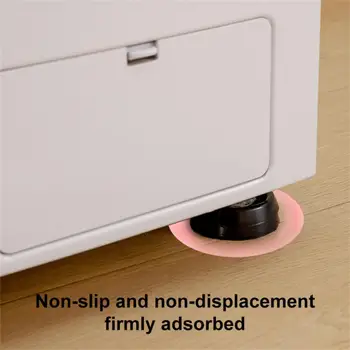 4PCS Antivibracinės pėdų pagalvėlės skalbimo mašinai Neslidus guminis kilimėlis Universalus baldų kojų padas Grindų apsauga Kilimėliai Pagalvėlės