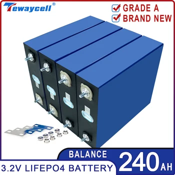 3.2V 240AH Lifepo4 baterijos Visiškai naujos A klasės 