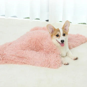 Minkšta pūkuota naminių gyvūnėlių antklodė Šilta šunų antklodė Pliušinė lovos paklodė Naminių gyvūnėlių užvalkalas Antklodė Katės sofa Pagalvėlė Čiužinys Kilimėlis Šunų miego antklodė