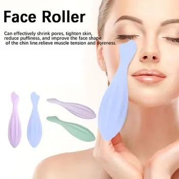 Tools Gua Sha Face Massage Silicone Face Roller Beauty Face Roller veido volelis veido ir akių veido grožio voleliui L8M0